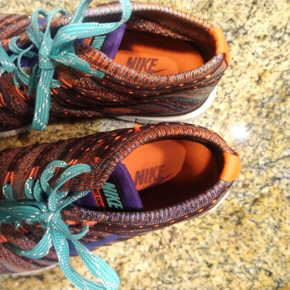 Nike Women Shoe Free Flyknit Chukka Size 8M Running Athletic Sneaker 639699-801 - Picture 8 of 12
